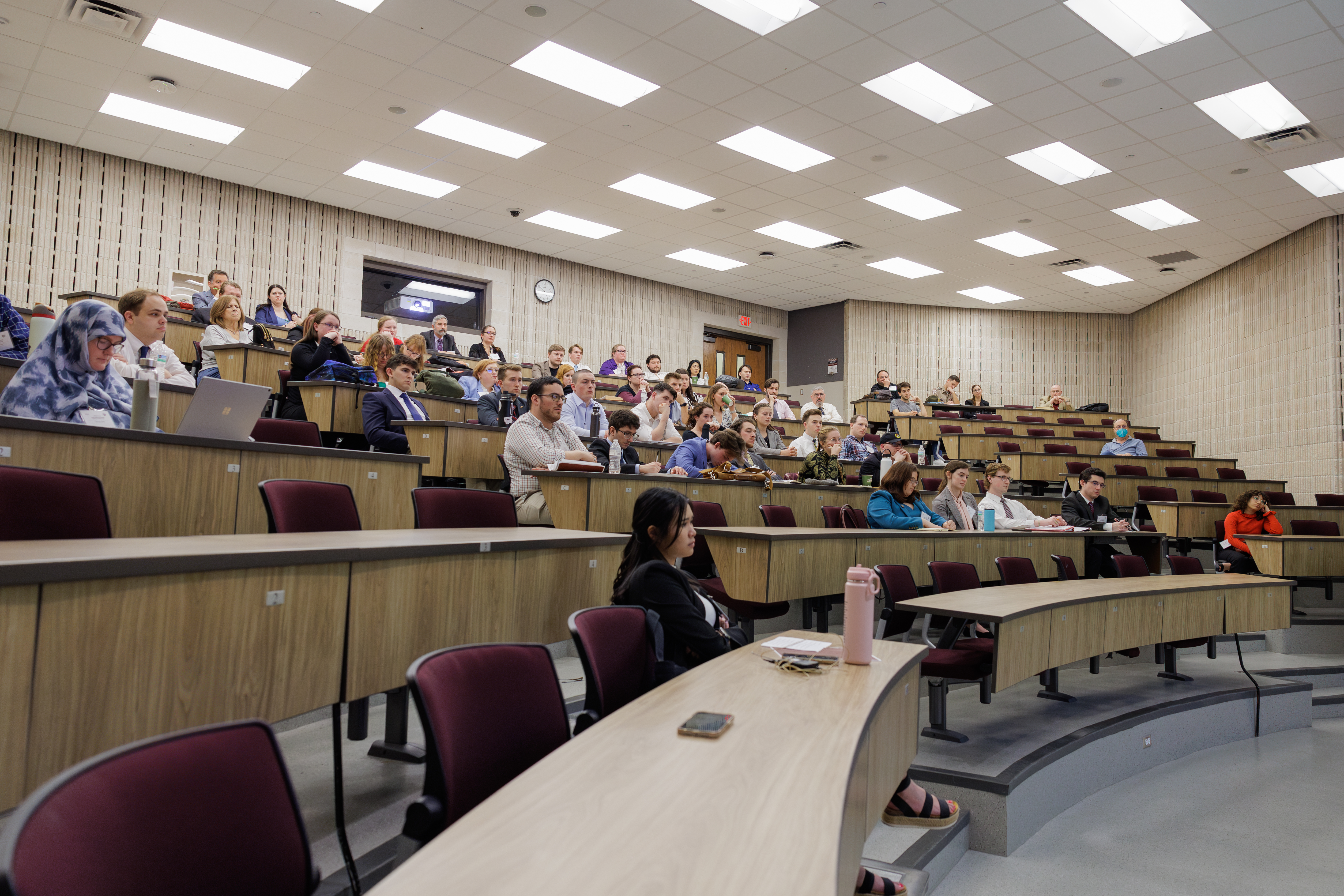 History faculty and graduate students from Texas A&M University in a TAMU classroom during the HGSO Conference in 2024.