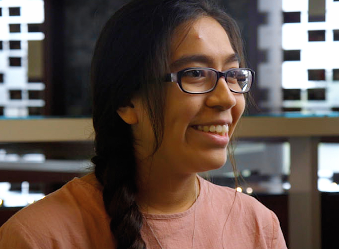 Texas A&M biomedical sciences major Catarina Salazar-Canales