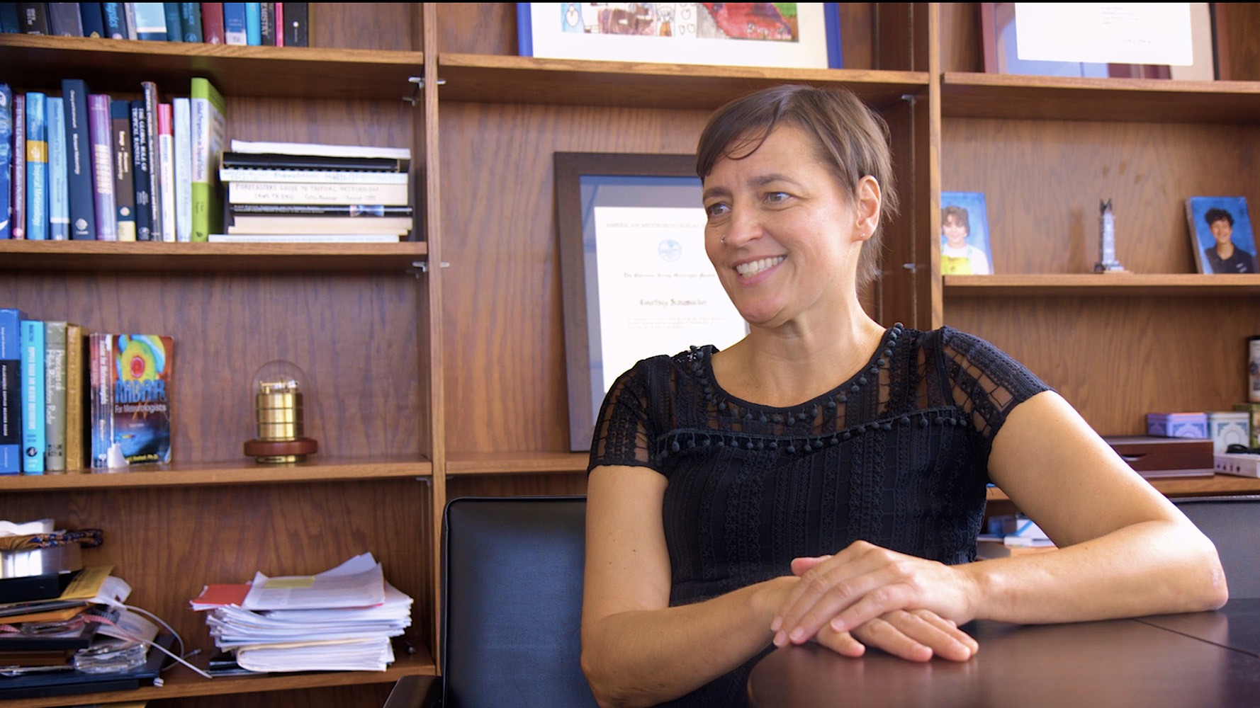 Texas A&M atmospheric scientist Courtney Schumacher