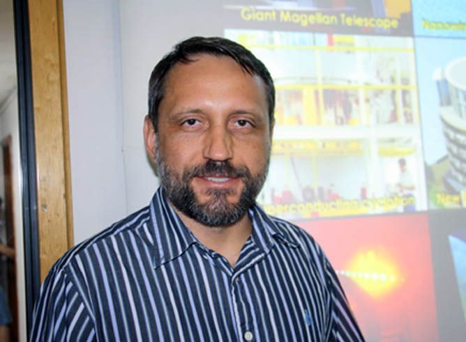 Texas A&M University physicist Alexei V. Sokolov