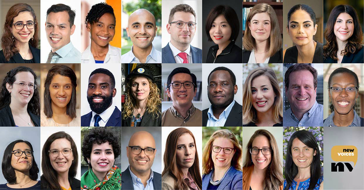 Photo collage made up of individual headshots of all 26 members of the 2024 cohort of the National Academies of Sciences, Engineering and Medicine’s New Voices in Sciences, Engineering and Medicine program, which includes Texas A&M University chemist Emily Pentzer
