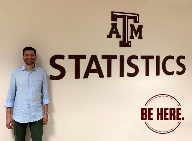 Texas A&M University statistics graduate student Sebastián Bravo