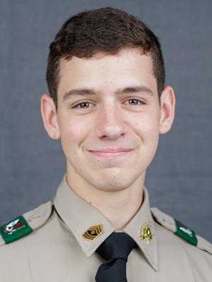 Texas A&M University geography major Vincent Dente