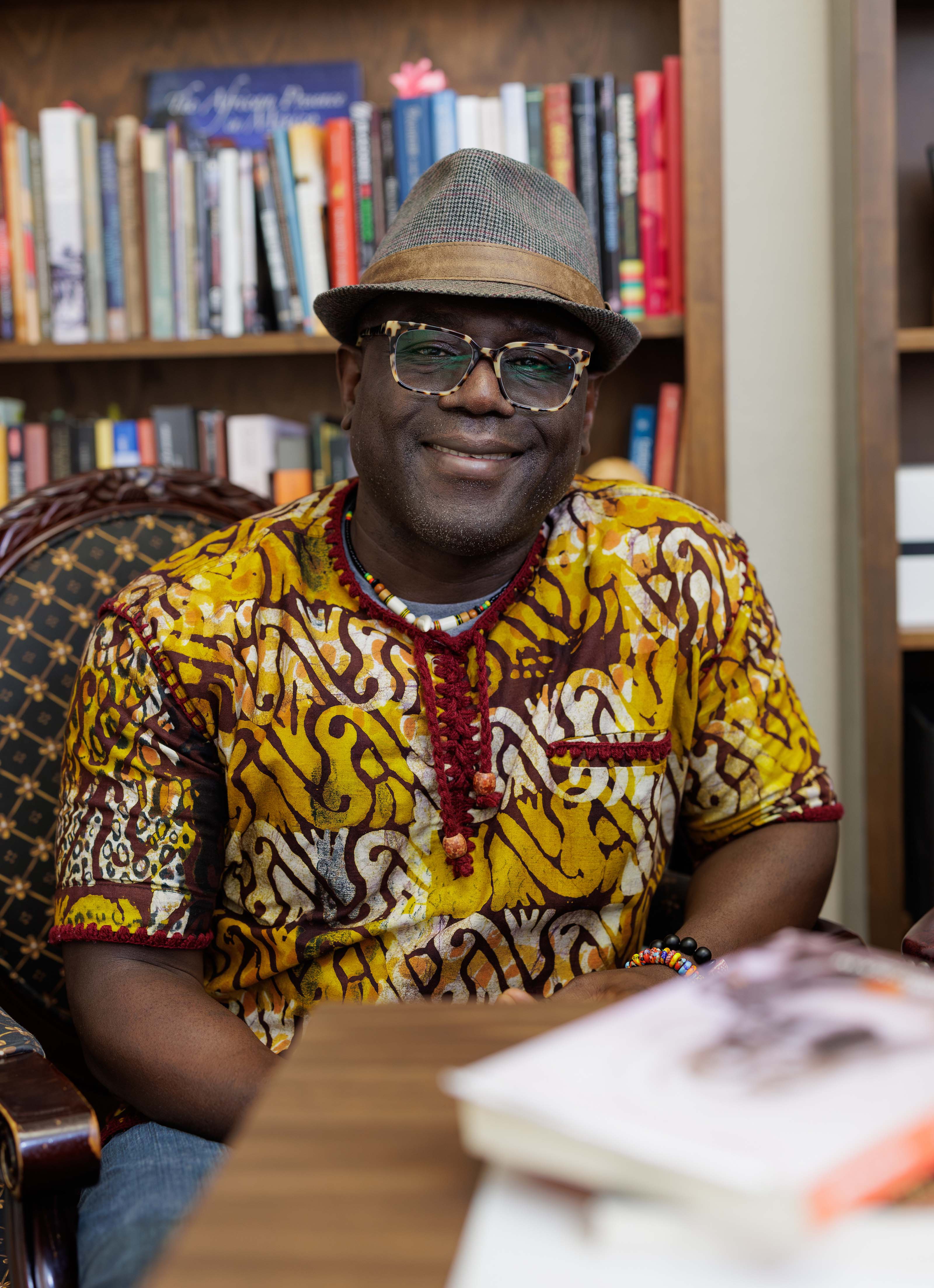 Texas A&M University global languages and cultures professor Alain Lawo-Sukam