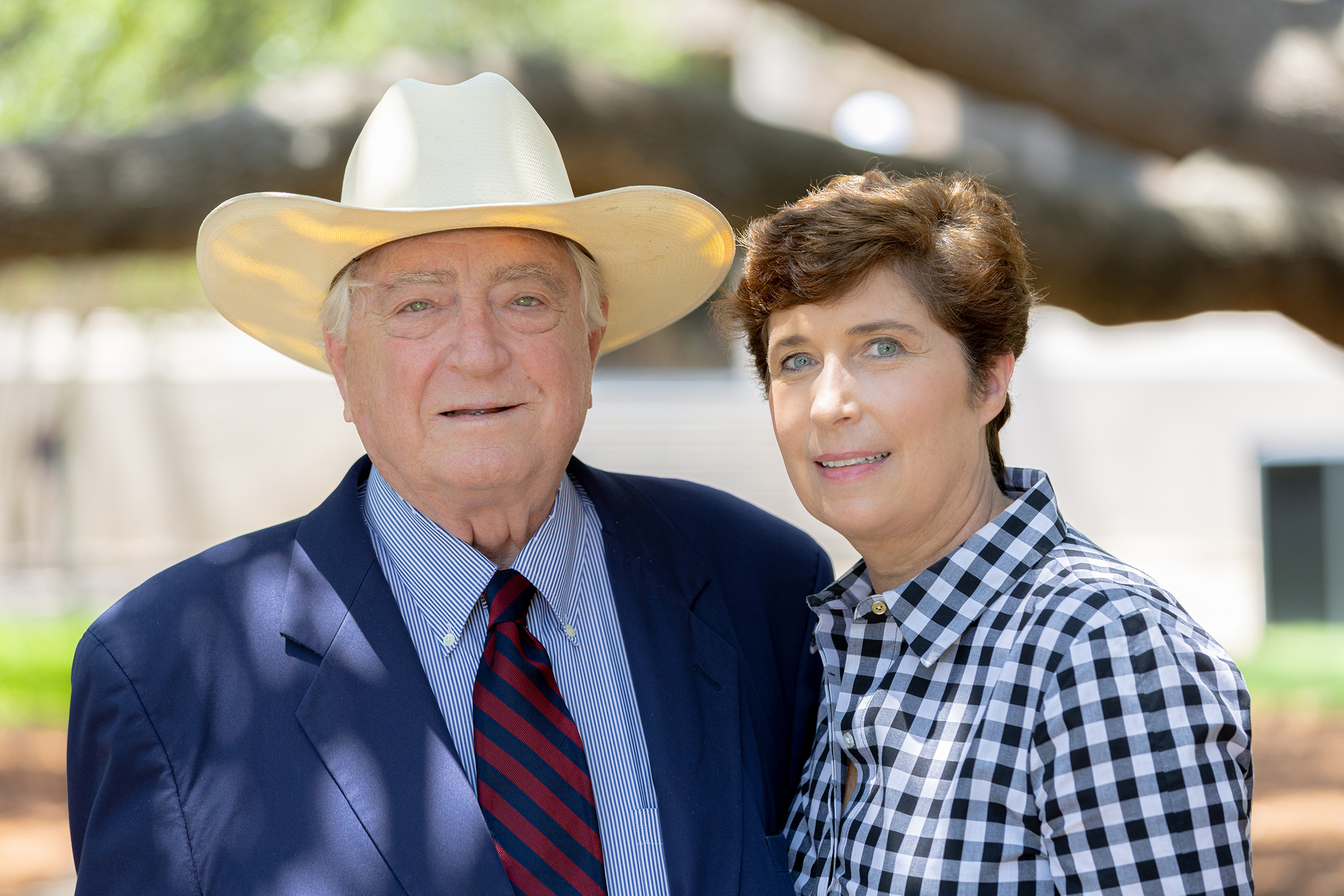 1961 Texas A&M University economics and mathematics graduate Luther H. "Luke" Soules III and his wife Andrea Soules