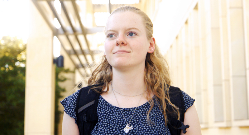 Texas A&amp;M University allied health major Abbi Evans